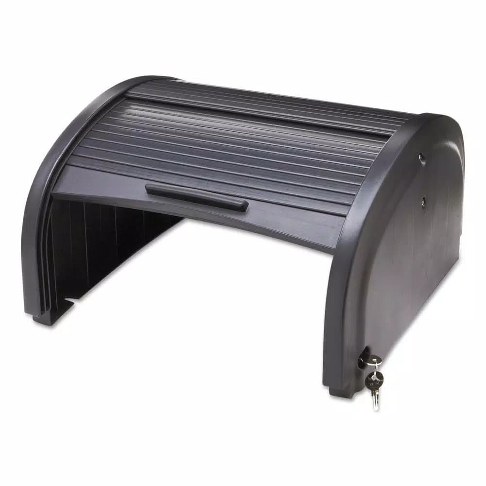 Rubbermaid Commercial Products Executive Series Black Locking Security Hood for Rubbermaid Commercial Cleaning Carts