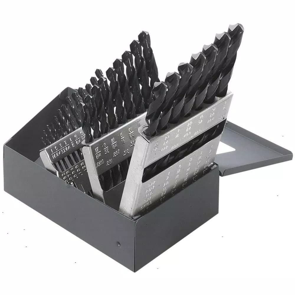 Klein Tools 29-Piece High Speed Steel Regular Point Twist Drill Bit Set