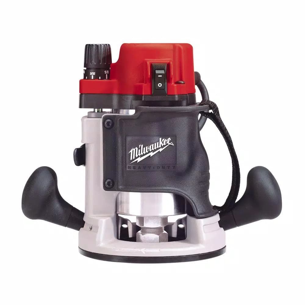 Milwaukee 1-3/4 Max HP BodyGrip Router Kit, 11 Amp, 24,000 RPM