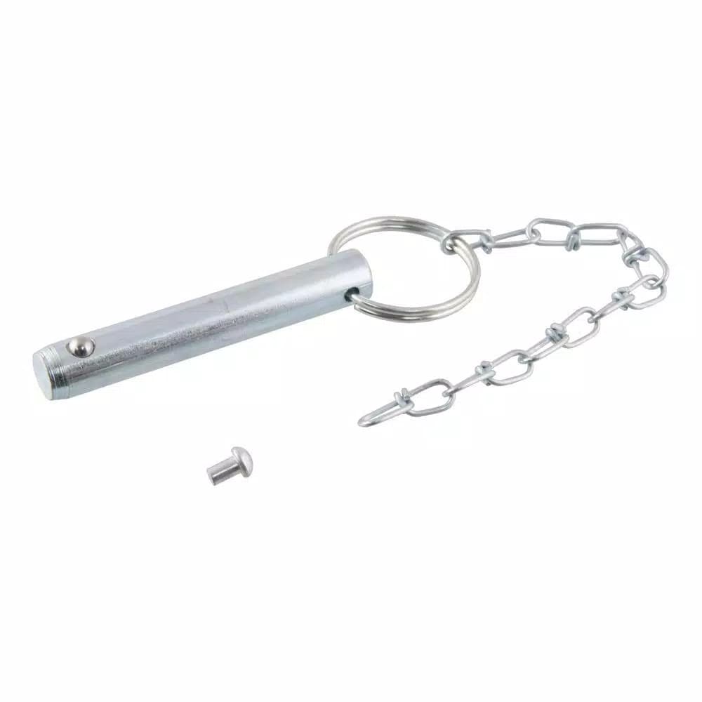 CURT 5/8" Replacement Swivel Jack Retainer Pin with 3-1/2" Chain