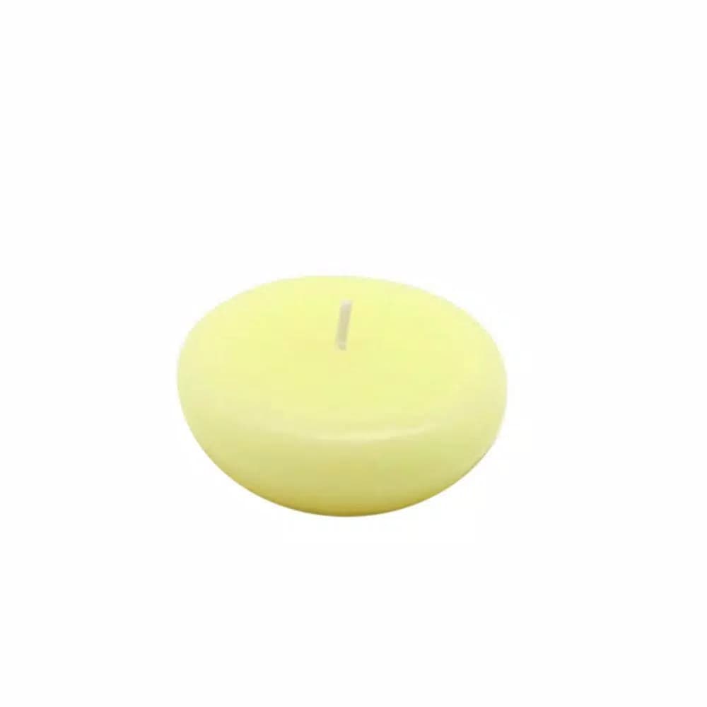 Zest Candle 2.25 in. Ivory Floating Candles, Box of 24