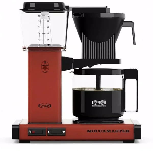 Moccamaster KBG 10-Cup Drip Coffee Maker, Brick Red