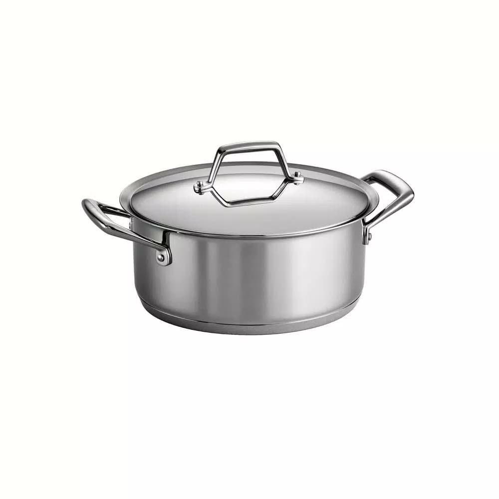 Tramontina Gourmet 18/10 Stainless Steel Prima 6 Qt. Sauce Pot with Lid