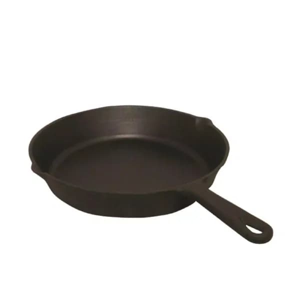 King Kooker 10 in. Pre-Seasoned Cast Iron Skillet, Black