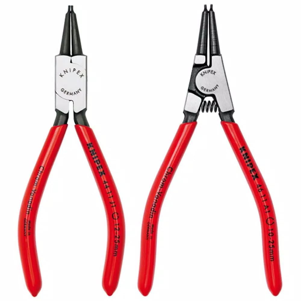 KNIPEX 2-Piece Snap-Ring Pliers Set - Internal and External Circlip Pliers