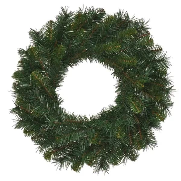 Santa's Workshop 30 in. Unlit Multi Pine Artificial Wreath, 180 Tips, Green