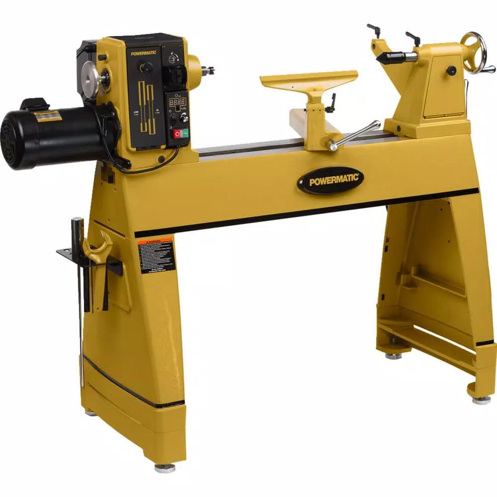 Powermatic 3520C 2HP 1PH Lathe with Risers, 220-Volt