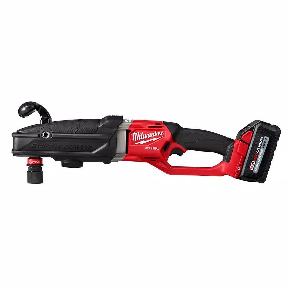 Milwaukee M18 FUEL Gen 2 SUPER HAWG 7/16 in. Right Angle Drill QUIK-LOK Kit