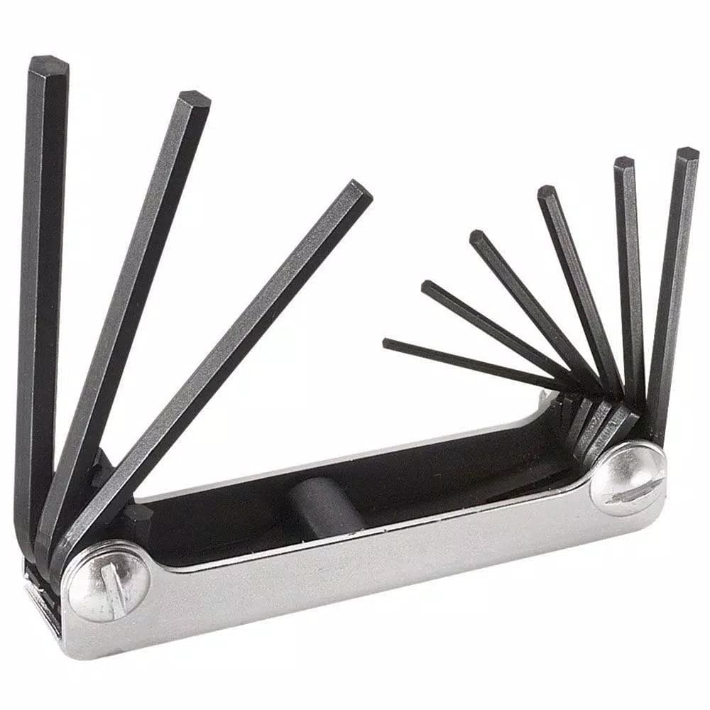 Klein Tools 9-Piece Folding Hex-Key Set, SAE Inch Sizes