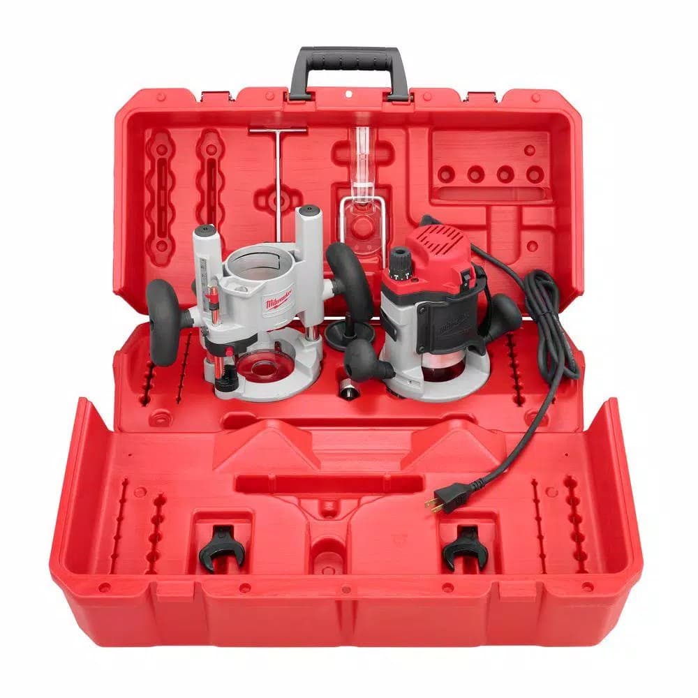 Milwaukee 5615-24 1-3/4 HP 11 Amp Multi-Base Corded Router Kit
