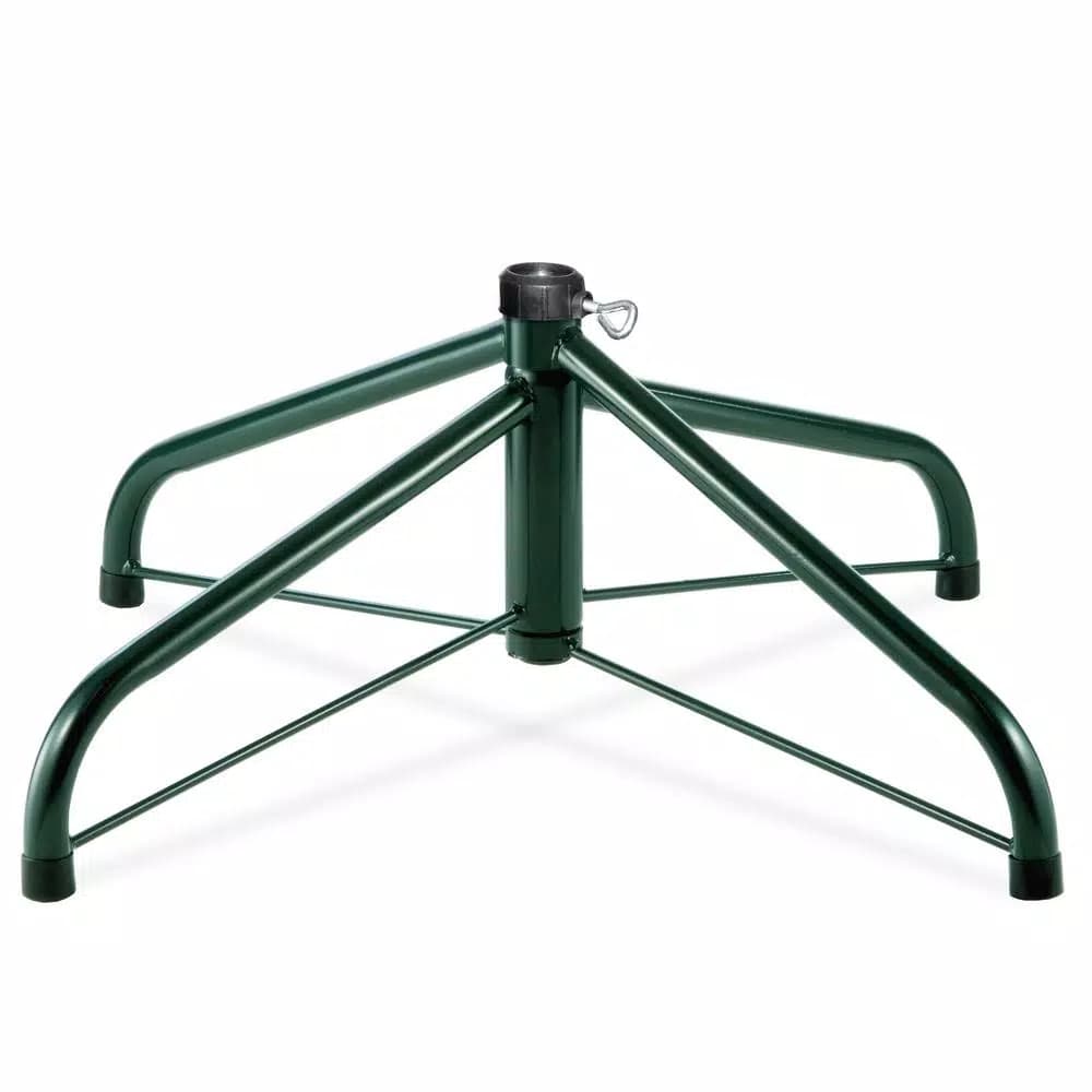 National Tree Company 24 in. Folding Metal Artificial Tree Stand for 6.5 ft. to 8 ft. Trees, 1.25 in. Pole Diameter