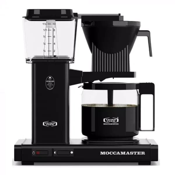 Moccamaster KBG 10-Cup Black Drip Coffee Maker with Glass Carafe