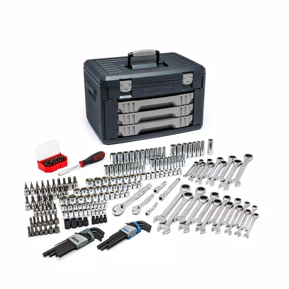 GEARWRENCH Allen 232-Piece Mechanics Tool Set with 3-Drawer Storage Box
