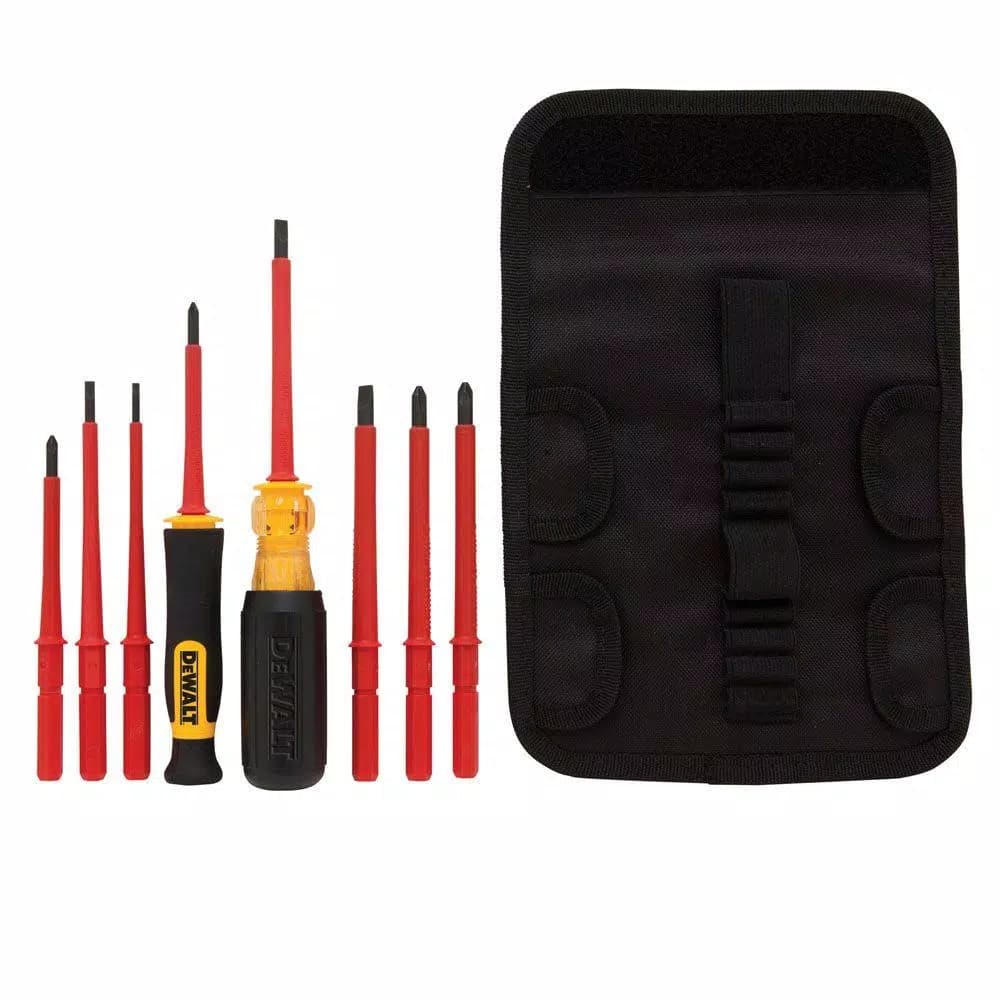 DEWALT 10-Piece 1,000-Volt VDE Certified Insulated Screwdriver Set
