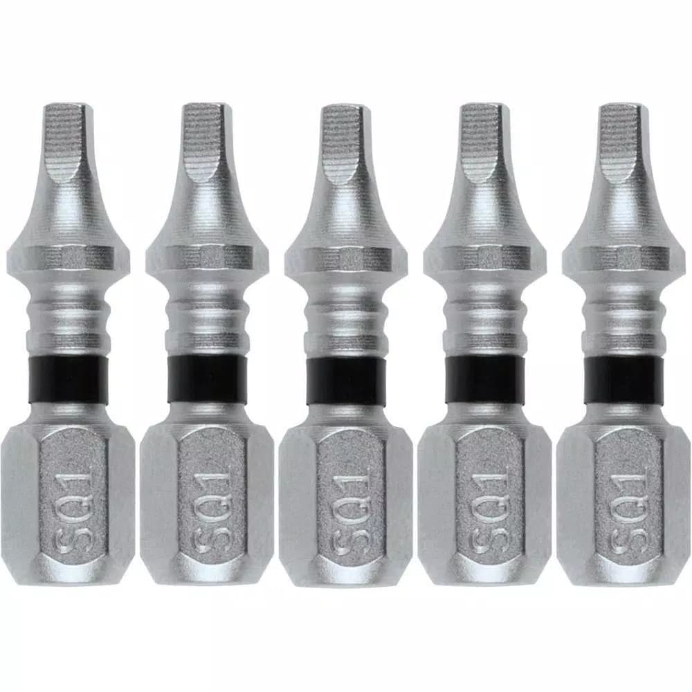 Makita ImpactXPS #1 Square 1 in. Insert Bits, 5-Pack
