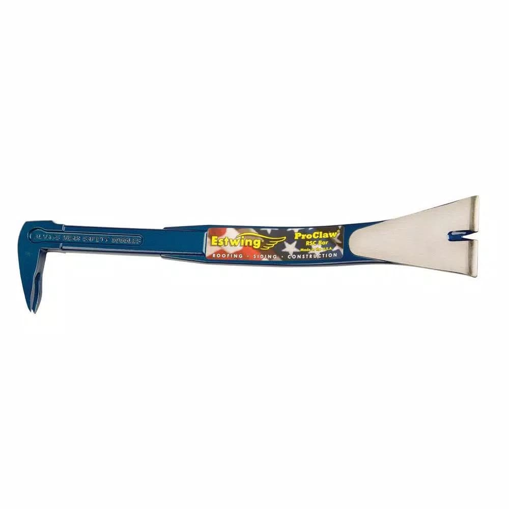 Estwing 17 in. Pro-Claw Contractor Bar, Drop Forged Steel Pry Bar