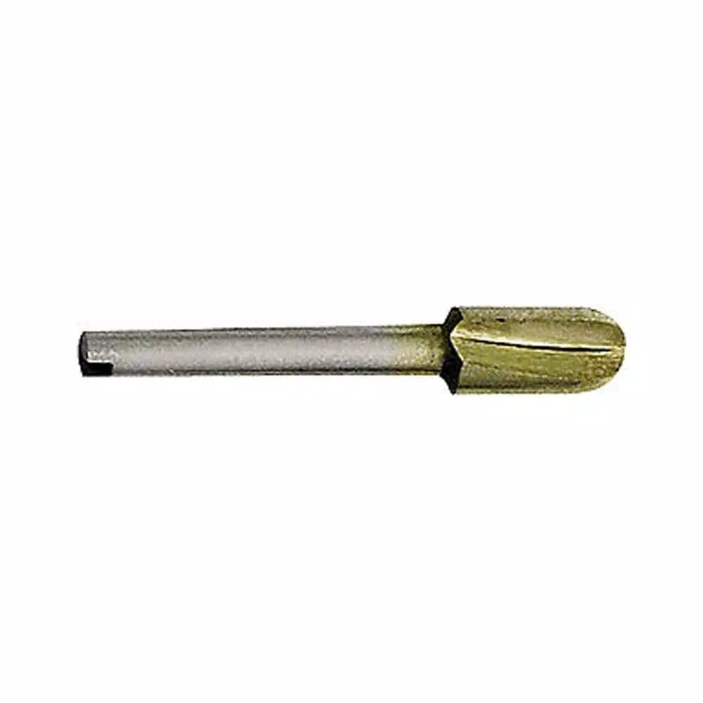 Gyros 1/4 in. Diameter High Speed Steel Veining Router Bit with 1/8 in. Shank