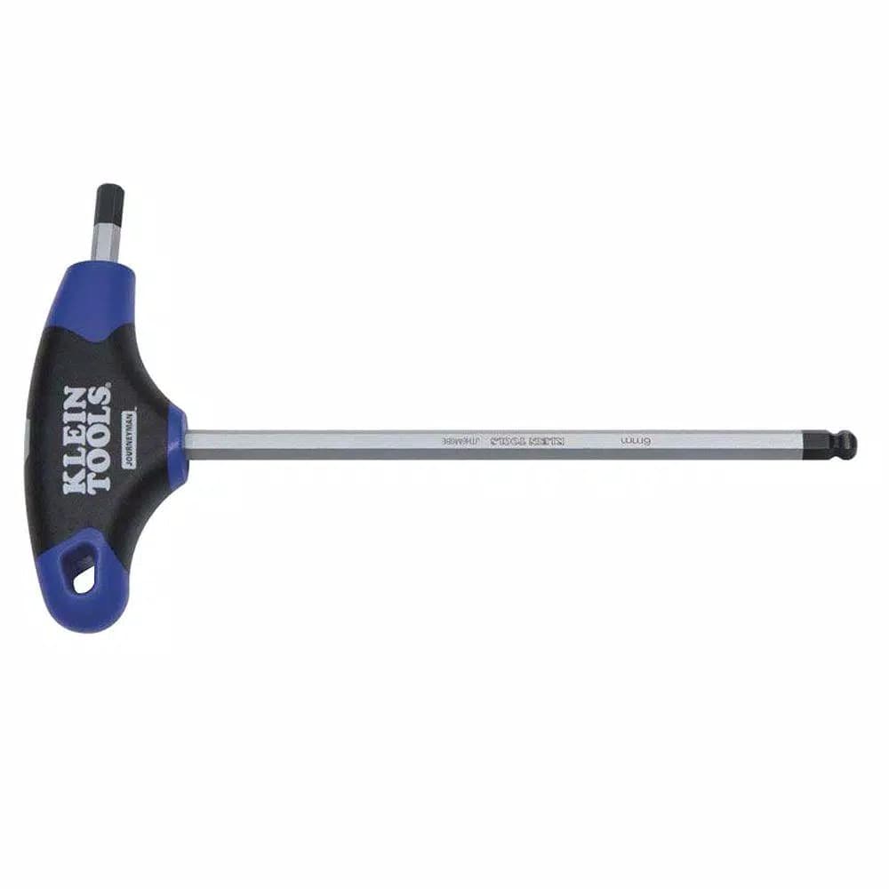 Klein Tools 6 mm Ball-End Journeyman T-Handle Hex Key, 6 in. Blade