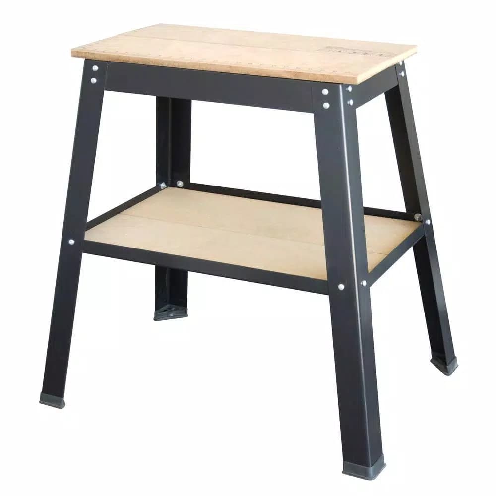 HTC HTT31 31 in. Heavy Duty Steel Tool Table for Power Bench Top Tools