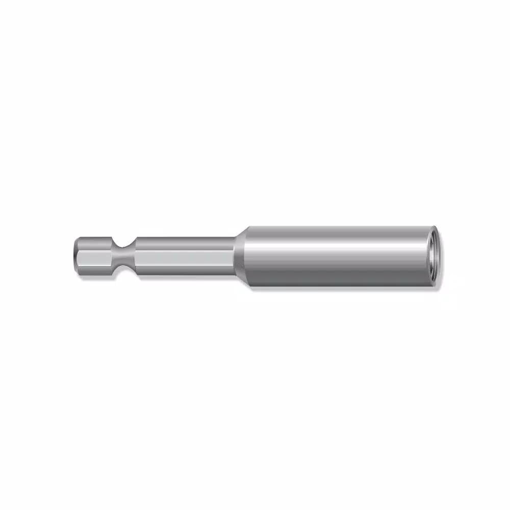 Unbranded Grabber 3 in. Magnetic Steel Bit Holder, 1/4 in. Hex Shank (2-Pack)