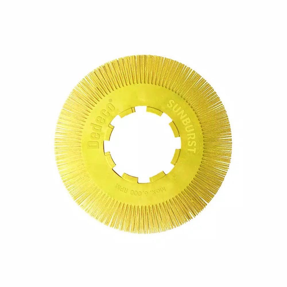 Dedeco Sunburst 8 in. TS Radial Discs, 80-Grit Coarse, 1 in. Arbor, 70-Pack