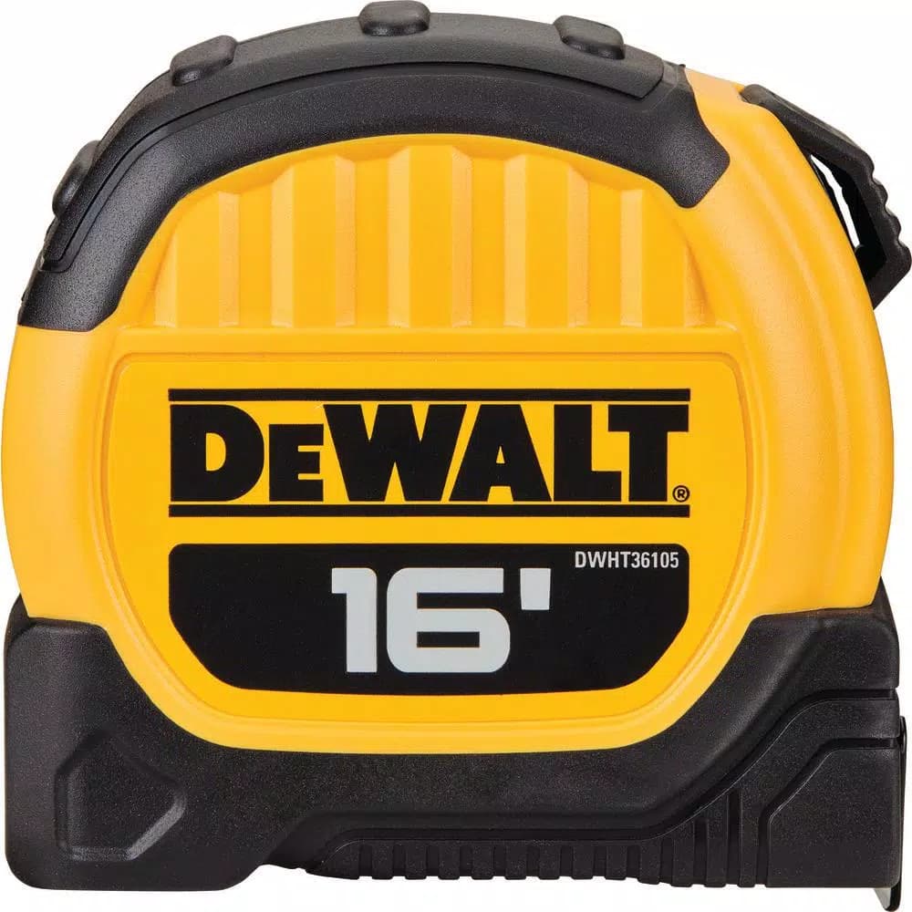 DEWALT 16 ft. Tape Measure with 13 ft. Blade Standout, ABS Housing, SAE