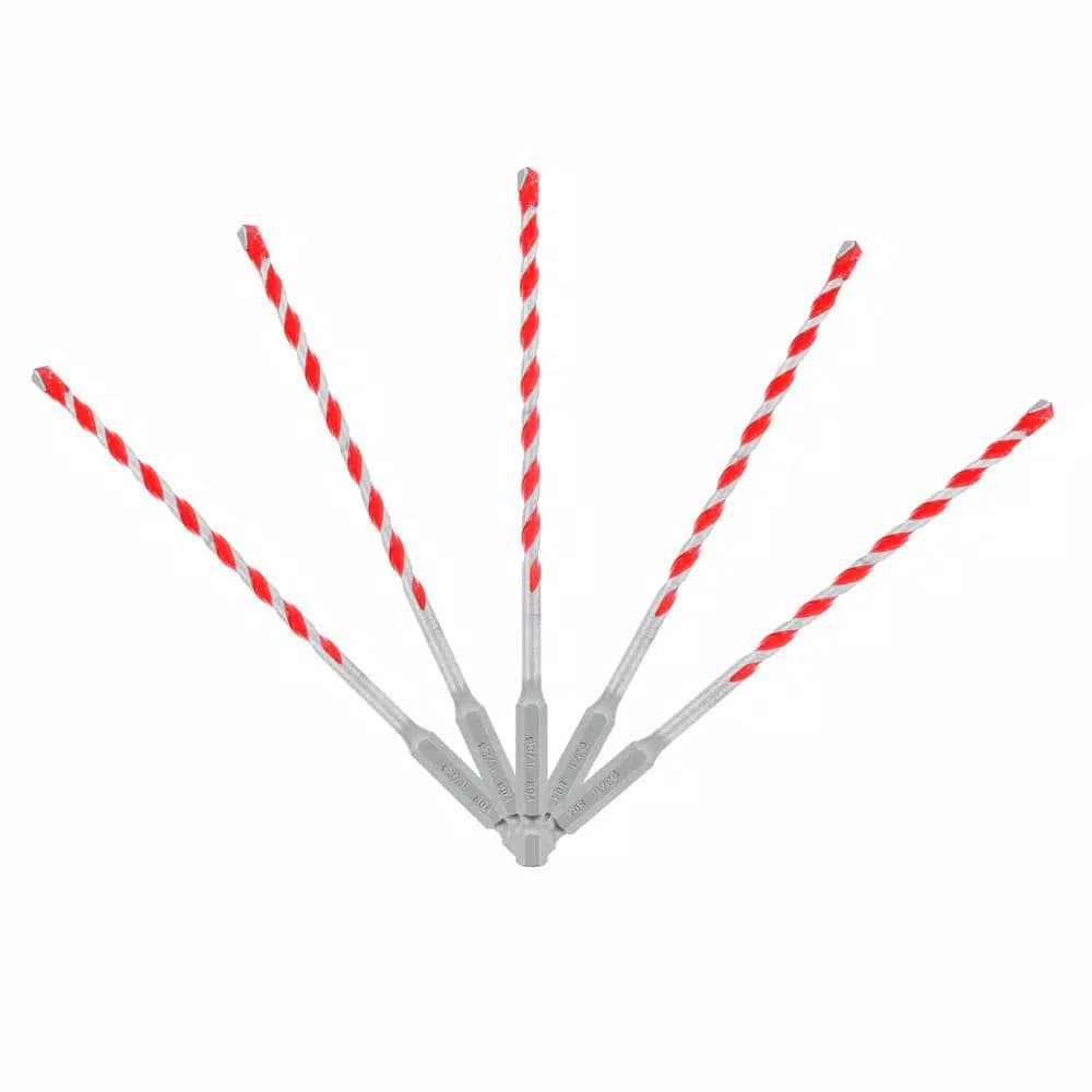 Diablo SPEEDemon 3/16 in. Red Granite Carbide Tipped Hammer Drill Bit Set, 5-Piece