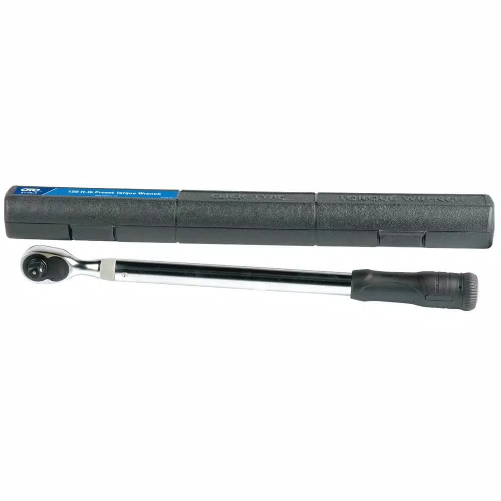 Bosch 1/2 in. Drive 120 ft.-lbs. Preset Torque Wrench with Quick Release Ratchet and Case