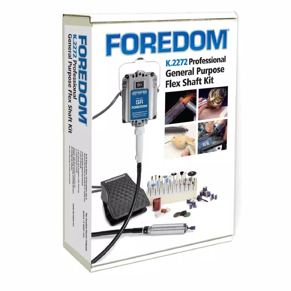 Foredom SR Industrial Rotary Power Tool Kit with H.30 Hand-piece and 88-Piece Accessory Set