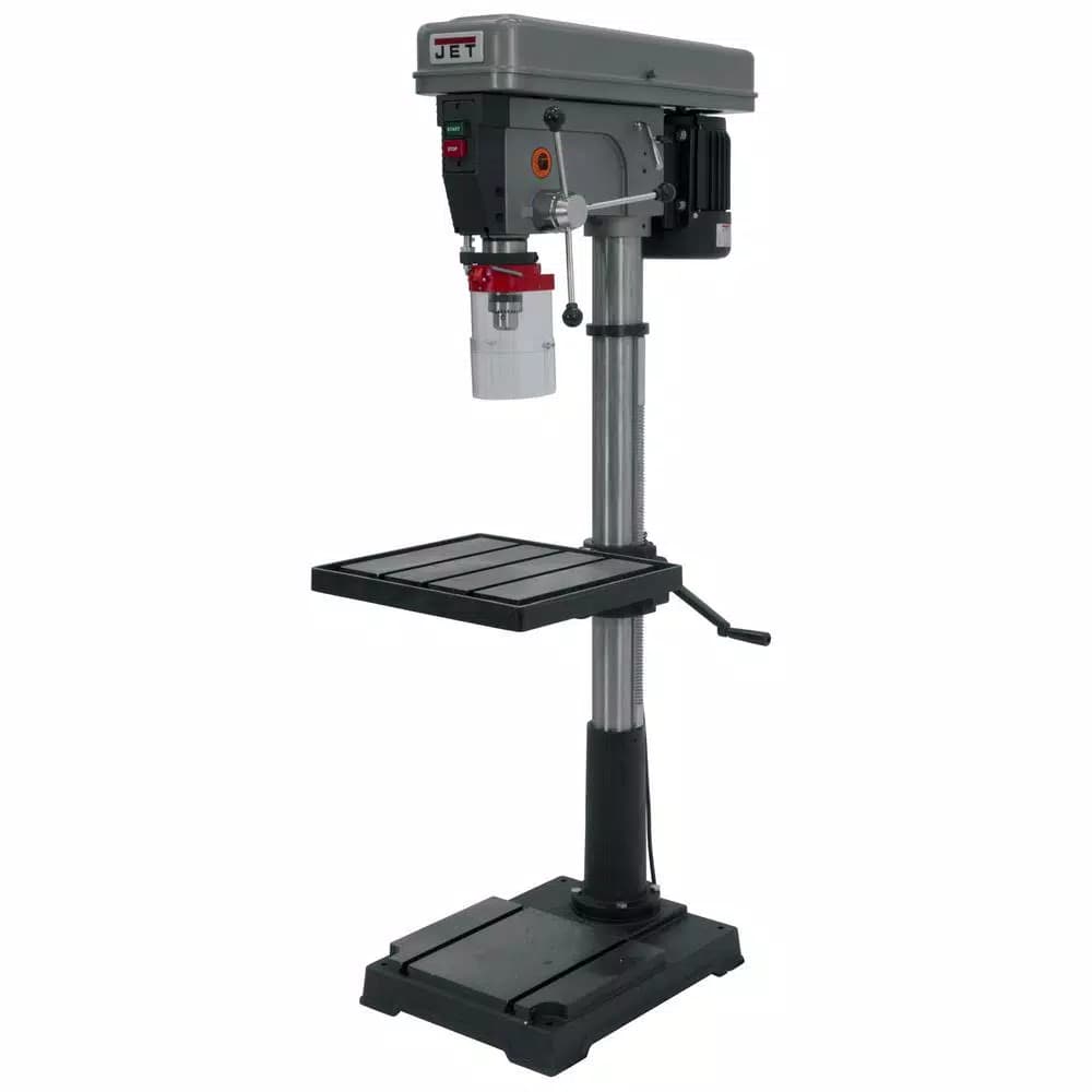 JET J-2550 1 HP 20 in. Floor Standing Drill Press, 12-Speed, 115V
