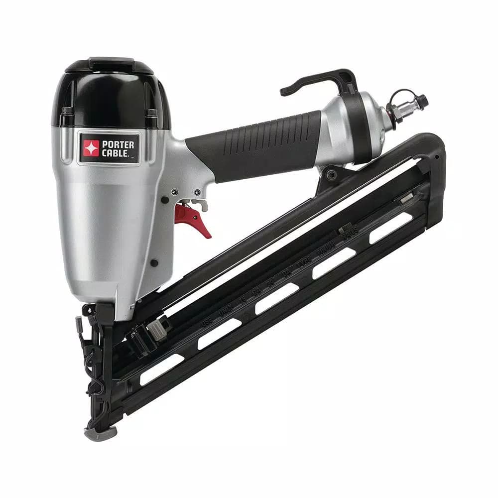 Porter-Cable 15-Gauge 34° Angled Pneumatic Finish Nailer Kit, 1-1/2 in. to 2-1/2 in.