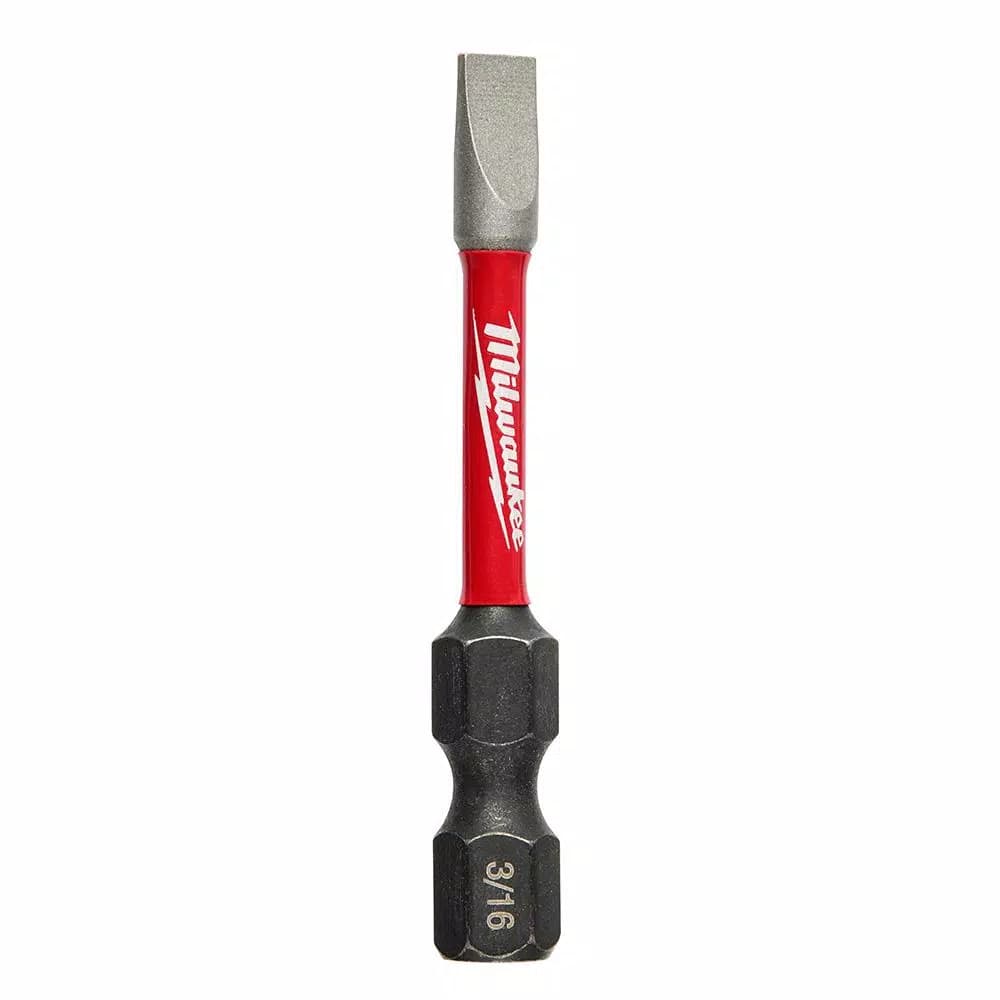 Milwaukee SHOCKWAVE Impact Duty 2 in. Slotted 3/16 in. Steel Power Bit