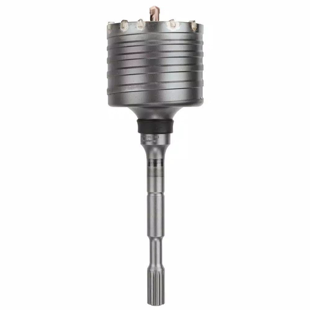 Bosch 4 in. x 22 in. Spline Carbide Rotary Hammer Core Bit with Wave Design for Concrete and Masonry