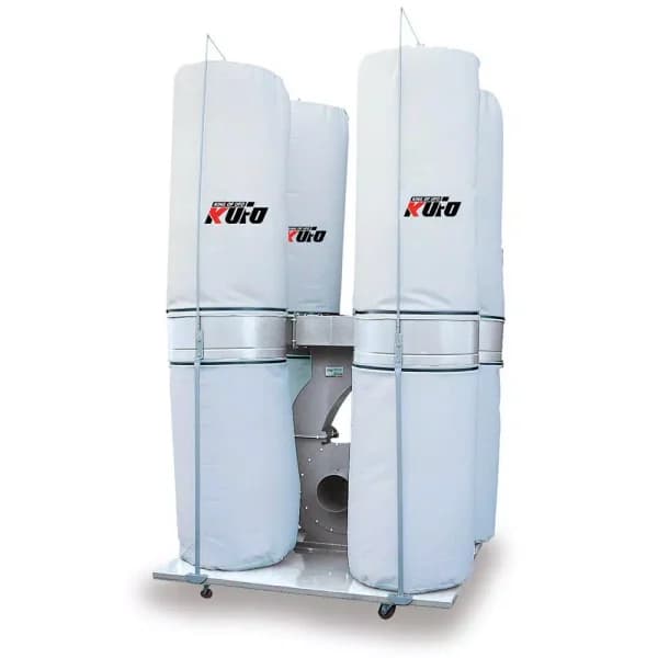 Kufo Seco UFO-105D 7.5 HP Vertical Bag Dust Collector, 5,260 CFM, 3-Phase 220V/440V