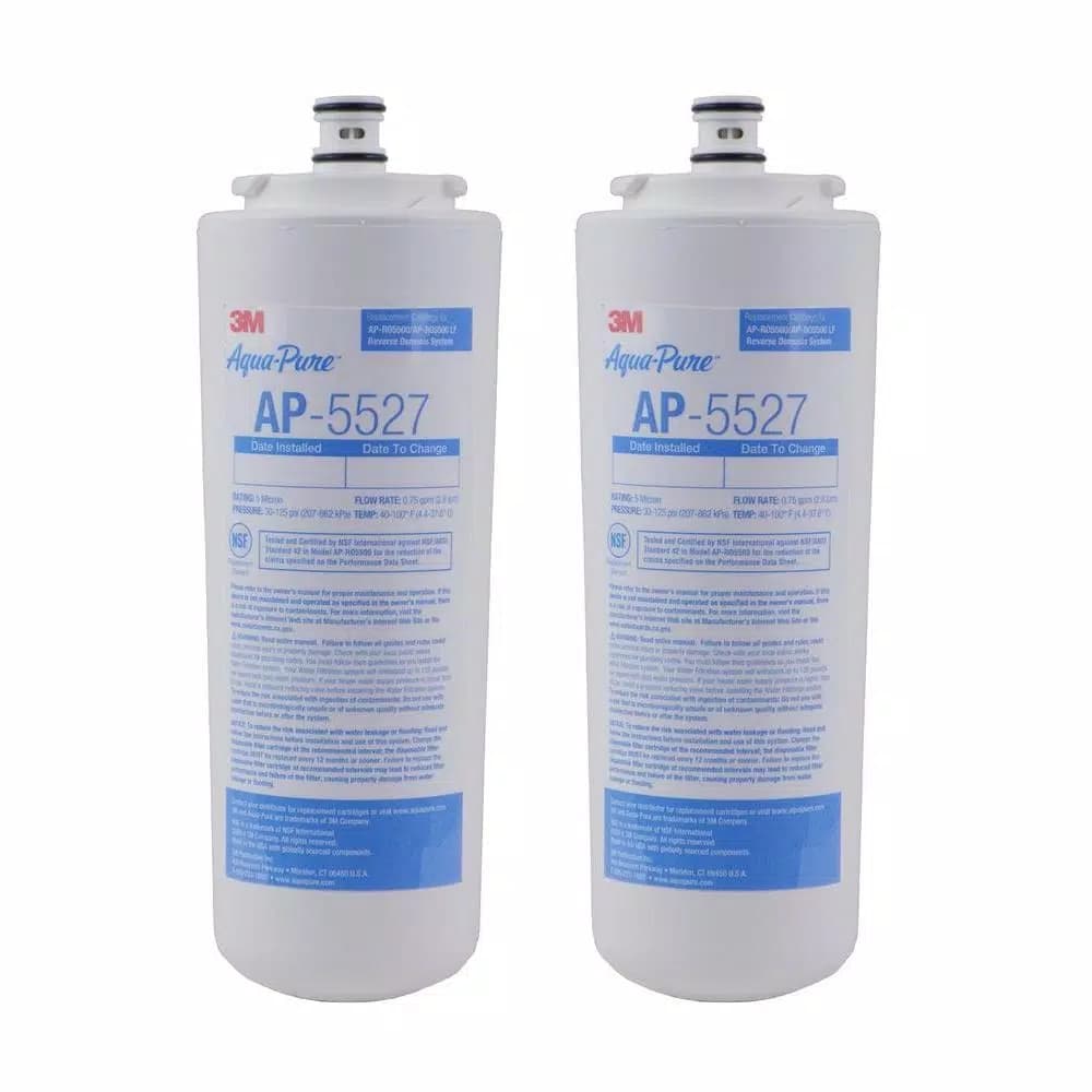AquaPure 3M AquaPure AP5527 Reverse Osmosis Pre and Post Filter Set for RO5500 System