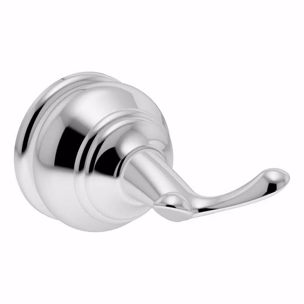 Symmons Allura Double Robe Hook, Polished Chrome