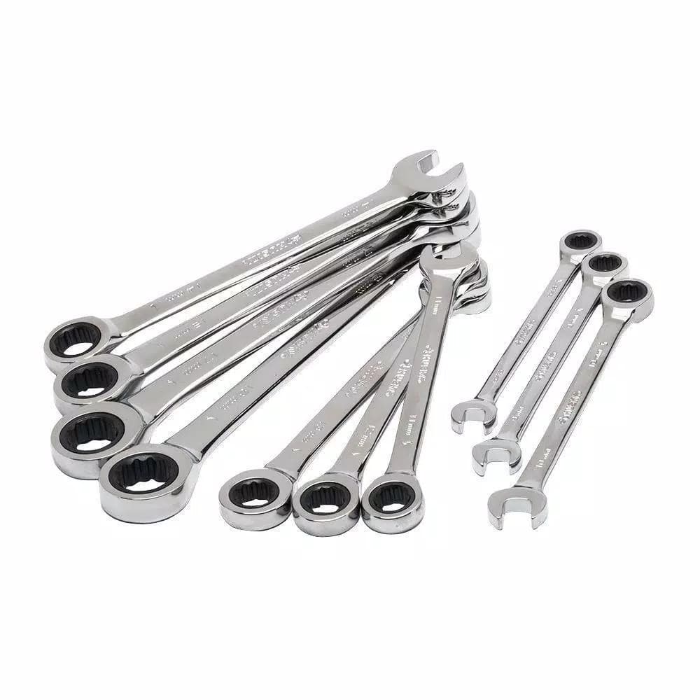 Husky 10-Piece Metric Ratcheting Combination Wrench Set