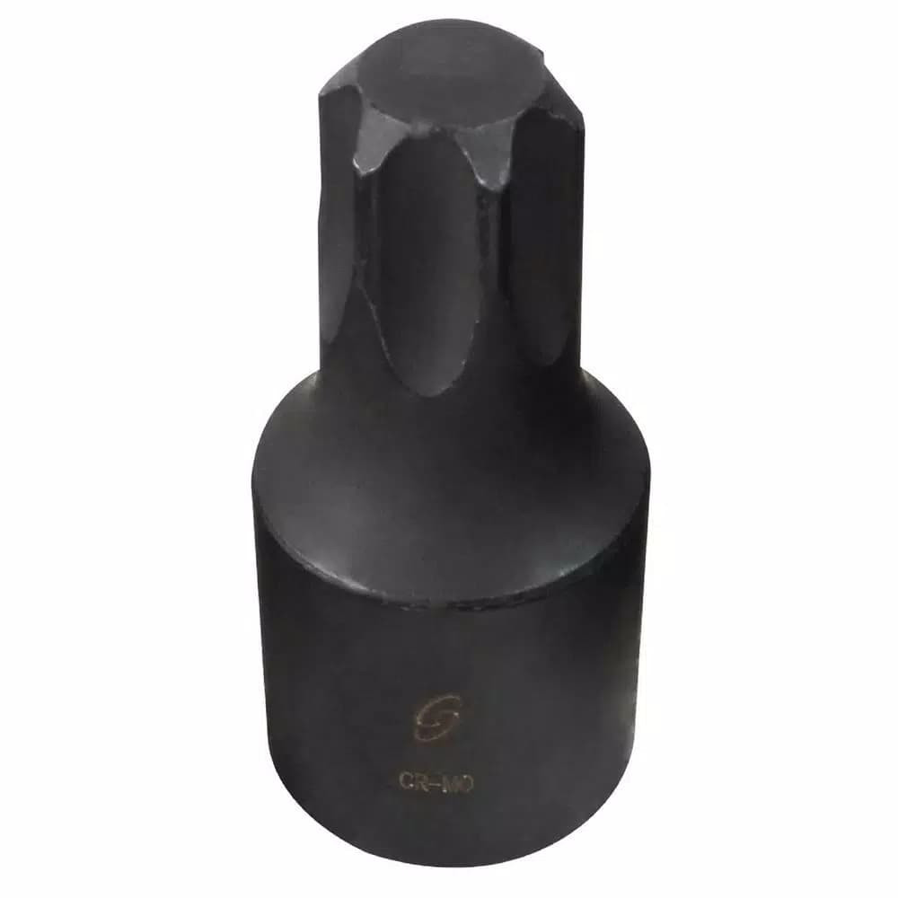 SUNEX TOOLS T40 Torx Impact Driver, 1/2 in. Drive, Chrome-Molybdenum Alloy Steel