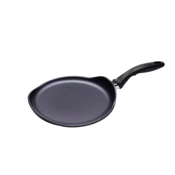 Swiss Diamond 10.25 in. Induction Crepe Pan, Nonstick Cast Aluminum