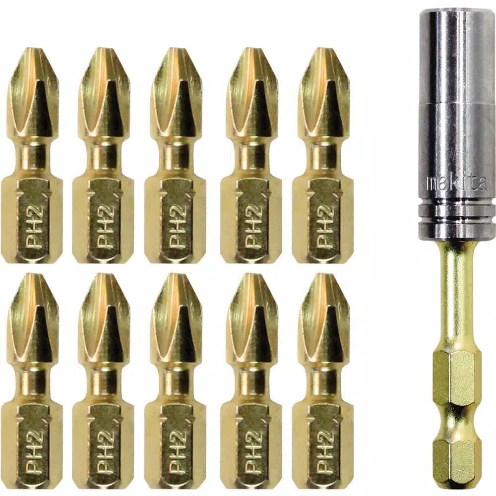Makita Impact GOLD Torsion Magnetic Steel Insert Bit Set, 11-Piece