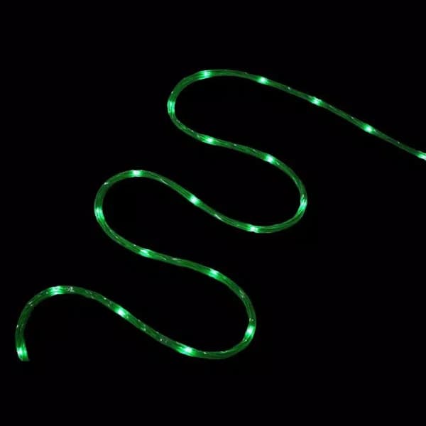 Starlite Creations 18 ft. Green LED Mini Rope Lights, 72 Micro LEDs, Indoor/Outdoor Weather Resistant