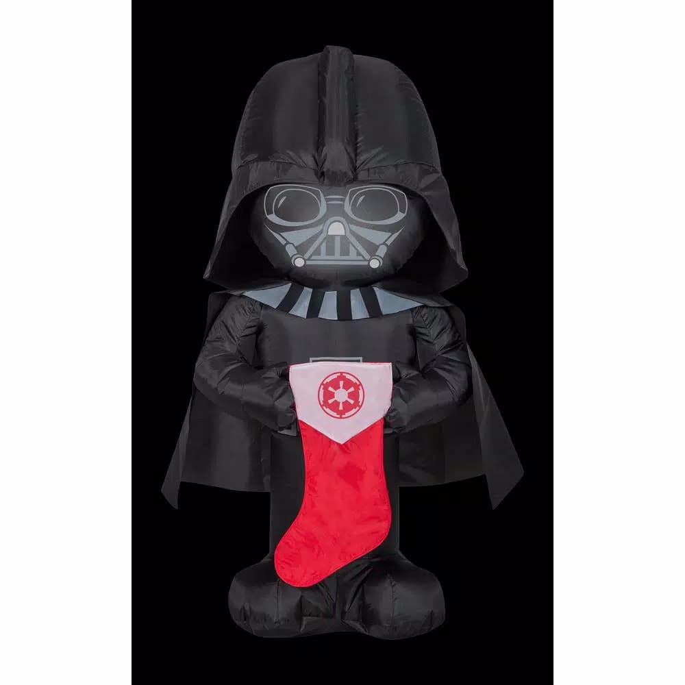 Airblown Star Wars Darth Vader 3.5 ft. Inflatable Christmas Decoration with Stocking