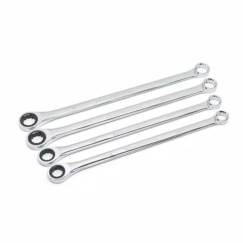 GearWrench XL GearBox Double Box Ratcheting Wrench Set, 4-Piece SAE