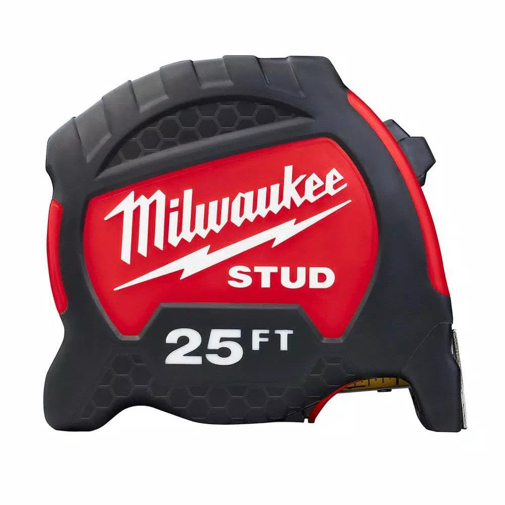 Milwaukee 25 ft. STUD Tape Measure with 17 ft. Reach and EXO360 Blade Technology