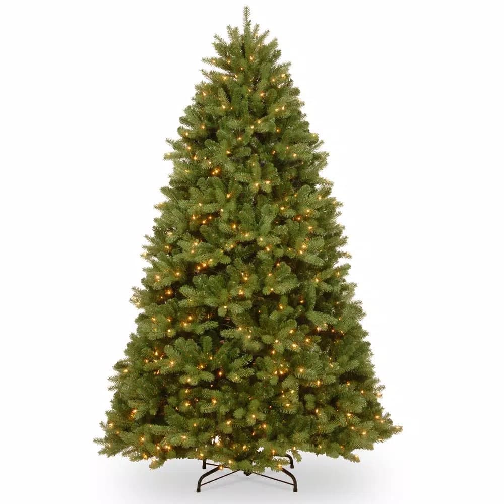 National Tree Company 6.5 ft. Feel Real Newberry Spruce Pre-Lit Artificial Christmas Tree with 650 Dual Color LED Lights