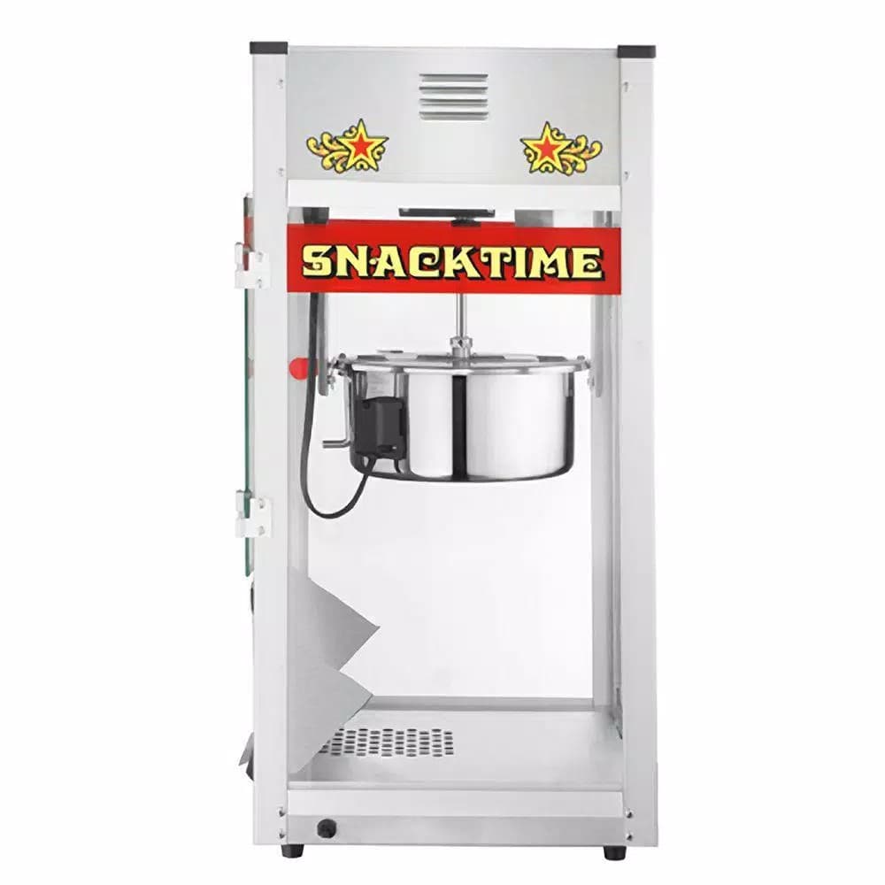 Great Northern Top Star 12 oz. Commercial Countertop Popcorn Machine - Silver