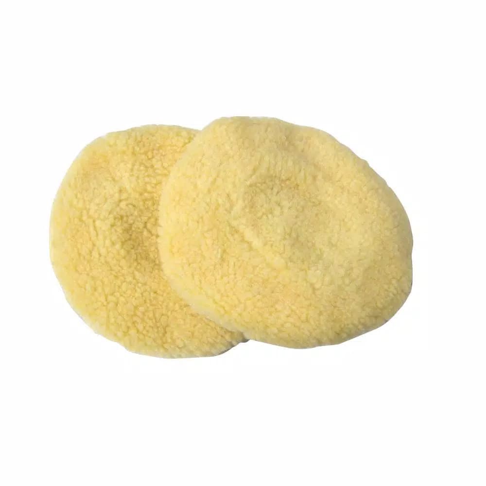 WEN 10 in. Synthetic Wool Polishing Bonnets, 2-Pack