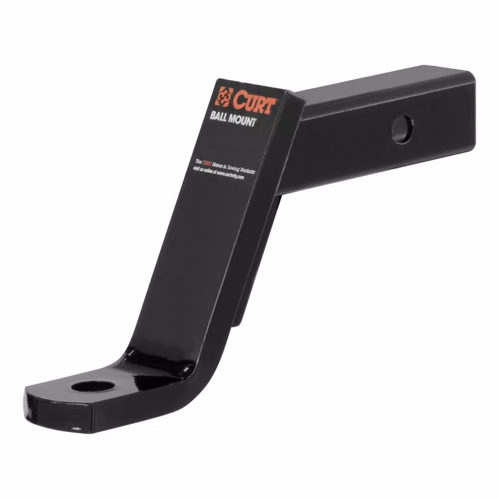 CURT Class 3 Ball Mount, 2" Receiver, 6" Drop or 4" Rise, 7500 lbs Capacity