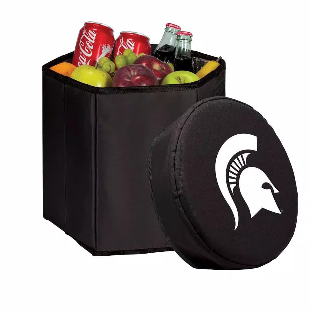 Picnic Time Michigan State Spartans 12 Qt. Bongo Collapsible Soft-Side Cooler - Black