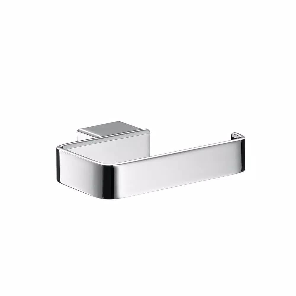 WS Bath Collections Loft Wall Mount Toilet Paper Holder, Polished Chrome